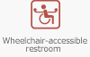 Wheelchair-accessible restroom