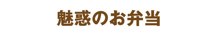 魅惑のお弁当