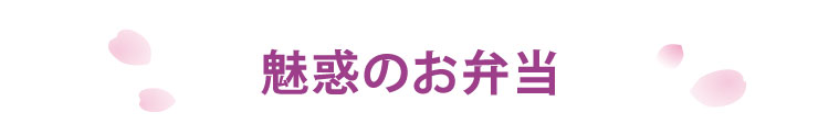 魅惑のお弁当